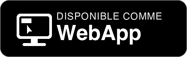 Disponible comme WebApp